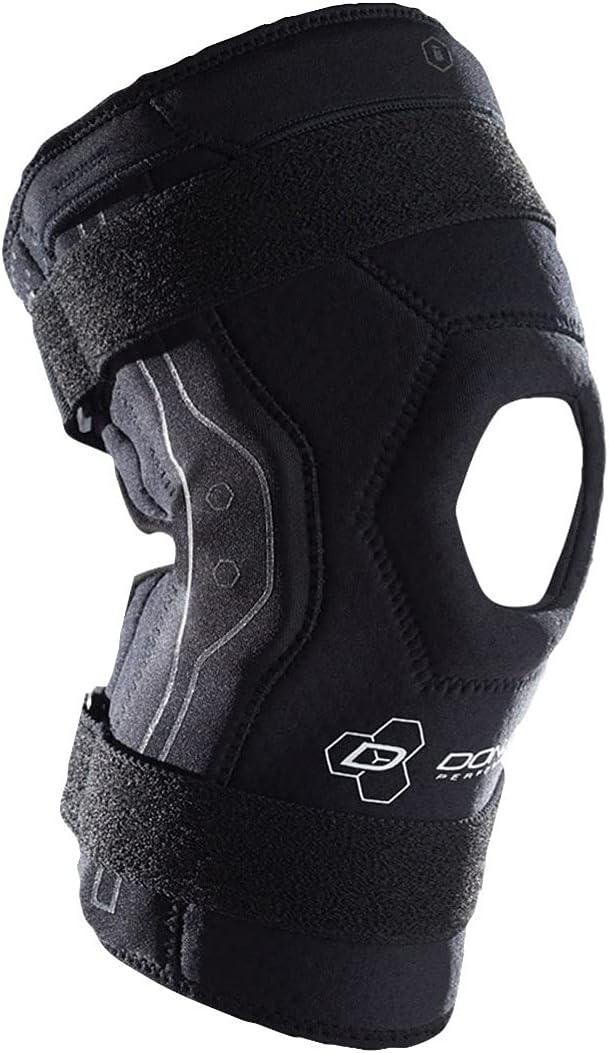 DonJoy Performance Bionic Knee Brace  Hinged, Adjustable Patella Support, Lateral/Medial Ligament (ACL, MCL, LCL), Meniscus, Knee Sprains (Medium, Black)