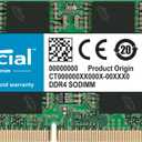Crucial 16GB DDR4 RAM, 3200MHz CL22 (or 2933MHz or 2666MHz) Laptop Memory, SODIMM 260-Pin, Compatible with 13th Gen Intel Core and AMD Ryzen 7000 - CT16G4SFRA32A