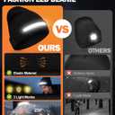 Unisex Beanie with LED Light, Stocking Stuffers Gifts for Men Dad Husband Grandpa Boyfriend Birthday Thanksgiving Christmas (Black)