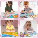 2 x 10 sticker books focusing on potential development stickers children's enlightenment baby early education book sticker book suitable for children aged 2-5 years old DIY stickersLife scenes