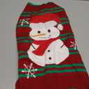 NACOCO Dog Snowman Sweater - Xmas & New Year Dog Clothes for Small Dogs & Cats (Snowman, XL) (X-Large (Pack of 1), 1-Red Snowman)