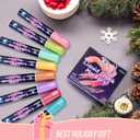 IJIANG Window Liquid Chalk Markers Washable - Pastel 8 Colors - 10mm Jumbo Chalk Marker Pens Erasable for Christmas Gifts, Cars Decorations, Glass, Blackboard, Bistro, Chalkboard, Wedding Signs