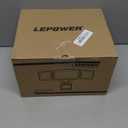 LEPOWER LED Security Light Motion Sensor Light Outdoor, 38W 4200LM Motion Security Light, 5500K, IP65 Waterproof, 3 Head Motion Detected Flood Light for Garage, Yard, Porch (Brown)