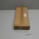 Curtain Rods for Windows 16 to 144 Inches Adjustable Length 1 Inch Diameter Window Curtain Rod with Aluminium End Cap, Brushed Nickel