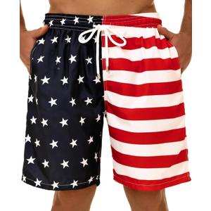 KAILUA SURF Big and Tall Mens Swim Trunks, 9" Mens Designer Bathing Suit Boardshorts (Large, D26)
