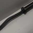 TEEMOO Olympic EZ Curl Barbell Bar, 47" Curl Bar with 2 Spring Collars, Curling bar for Weight Lifting, Squat, Hip Thrusts, Biceps, 500lb Weight Capacity, E-Coat Finish for 2 inch Weight Plates (Black)