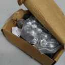1/2"-20 Open End Bulge Acorn Wheel Lug Nuts, 20pcs 1/2 Cone Seat Lugnuts Zinc Finish with 0.84(21mm) Long 3/4(19mm) Hex Compatible with Grand Cherokee CJ Commander Liberty Wrangler