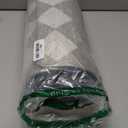 Sage Beige Moroccan Trellis Checkered Kitchen Rug Sets [2 PCs], Anti-Fatigue, Waterproof Non-Slip Kitchen Mats Heavy Duty Ergonomic Comfort Foam Rug for Floor, Home, Laundry,17"x29"+17"x47"