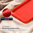 SKYLMW Designed for iPhone 14 Case with Magnetic Invisible Stand Compatible with Mag-Safe Military Drop Tested Shockproof Silicone Phone Cases for Women Men 6.1", Red