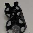 Accmor Stroller Cup Holder with Phone Holder, Bike Cup Holder, Universal Cup Holder for Uppababy Nuna Doona Strollers, 2-in-1 Cup Phone Holder for Stroller, Bike, Wheelchair, Walker, Scooter (Double Holder-Black)