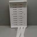 Pack of 2 Pull Out Cabinet Organizers Expandable (13''-19''), Slide Out Drawers for Kitchen, Bathroom, Pantry, Under Sink Storage, Pull Out Drawers Fixed with Adhesive Nano Film (White)