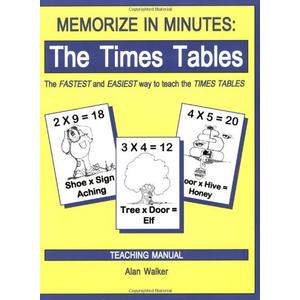 Memorize in Minutes: The Times Tables, Teaching Manual