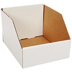 Box USA Storage Bins Medium 10"L x 12"W x 8"H 25-Pack - Corrugated Cardboard Box for Packing, Moving, and Storage