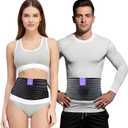 Everyday Medical Umbilical Hernia Belt for Men & Women - Breathable Abdominal Binder Post Surgery, Belly Support Band & Abdominal Compression Garment for Epigastric, Navel & Ventral Hernias - L/XL (L/XL (39-52 IN))