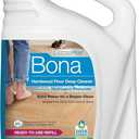 Bona PowerPlus Hardwood Floor Deep Cleaner Refill - 128 fl oz - Refill for Bona Spray Mops and Spray Bottles - Residue-Free Floor Cleaning Solution for Wood Floors