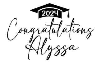 Congratulations Graduate Custom Name and Year Decal, Graduation Party Entrance Sign, Balloon Arch Party Removable Wall Art, Sign Making Class