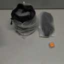 Advanced Memory Foam Neck Travel Pillow, Neck Pillow Airplane with Eye Mask & Ear Plugs, Designed for The Comfort of Travel & Office, Travel Pillow for Plane, Car, Home, Work Grey