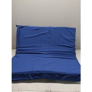 Outdoor Chair Cushions 24x24 Inch, Waterproof Fade Resistant Deep Seat and Backrest Cushion Set for Patio Furniture, Navy, 1 Set
