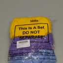 Zubebe 12 Pcs Duster Refill Reusable Fleece Duster Refills Feather Flat Dusters Multi Surface Washable Cleaning Pads Tools for Home, Blinds, Car, Pet, Furniture, Fans (Purple,Light Blue,Yellow)