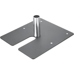 Zonon Pipe and Drape Base Plate 14 x 16 Inches Backdrop Stand Flat Brace Bracket with a Fixing Pin for Backdrops Trade Shows Events Booths and Bracket(1,2'' Diameter Fixing Pin)