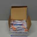 31G 1cc 1/4 Inch (6mm) Syringe, U-100 Syringe with Needle, Individually Wrapped, Pack of 100