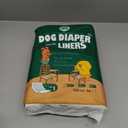 PAWPANG Disposable Dog Diaper Liners Booster Pads for Male & Female Dogs, 100ct, 5 Sizes Options, Doggie Diaper Inserts fit Most Types of Dog Diapers - Pet Belly Bands & Male Wraps (Small(100ct)) (Standard Pack)