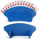 LotFancy Playing Card Holder for Adults Kids Seniors, 2 Pack, Card Holders for Playing Cards, Family Card Game Nights, Canasta, Poker Parties, Plastic, Hands Free