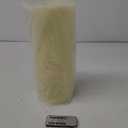 12" x 4" Large Outdoor Candle with Timer Waterproof Flickering LED Flameless Candle Battery Operated with Remote Fake Pillar Candle Realistic for Patio Porch Lantern, Ivory 1 Pack 