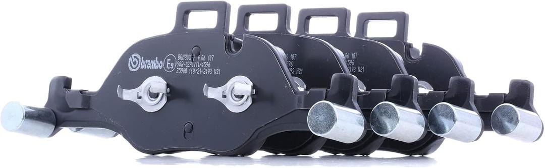 Brembo P06107 Low-Met Front Disc Brake Pad Set BMW OE# 34116875396