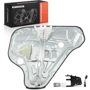 A-Premium Rear Driver Side Power Window Regulator with Motor (2-Pin)