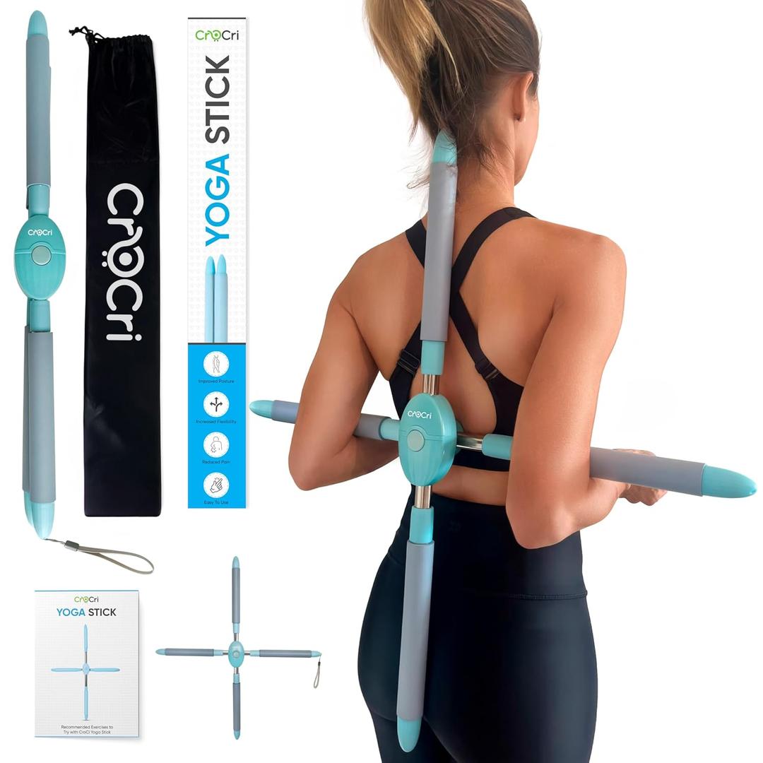Back Stretcher for Lower Pain Relief  Neck Posture Corrector and Spine Alignment Stick  Yoga Stick for Lower Back and Shoulder Pain  Smart Posture Corrector for Women and Men