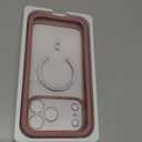 Miracase for iPhone 17 Pro Max Case 6.9" Full-Body Phone Case with Built-in Glass Screen Protector& Full Camera Protector,[Magnetic with MagSafe] Drop Proof 17 ProMax Cover, Light Pink