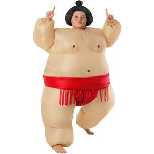 Morph Inflatable Sumo Wrestler Costume for Kids, Inflatable Sumo Wrestling Suits For Kids, Boys Halloween Costume (Red)