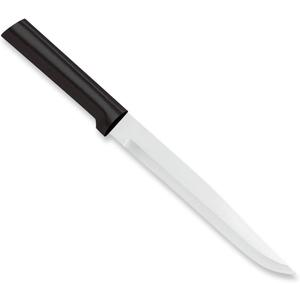 Rada Cutlery Slicer Knife, Black Handle, Pack of 6