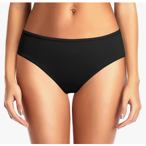 Zmart Women Standard Strappy Bikini Bottoms Full Coverage Bathing Suit Cutout Swim Low Rise Swimsuit Bottom Size M