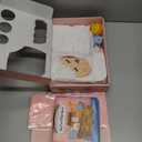 My First Noahs Ark 7 pcs Baptism Gift Set, Dedication, Christening and Baptism Gifts for Girl and Newborn Baby, Includes Washcloth and Hooded Towel, Baby Bath Book, 3 Bath Toys and Gift Bag (Pink)