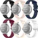 Replacement Bands Compatible with Garmin Lily 2/Lily 2 Active Watch Band for Women,Soft Silicone Quick Release Wristbands Adjustable Strap Smartwatch Accessory