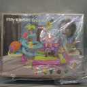 4-in-1 Play Kitchen Sink Toy Set with Running Water, Cutting Food Toys, Montessori Educational Pretend Play for Girls & Boys Ages 3+ (Blue)