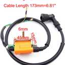 DJ-Motor Ignition Coil CDI Spark Plug For 50cc 70cc 90cc 110cc 125cc Pit Dirt Bike Loncin Taotao Sunl Kazuma ATV Quad