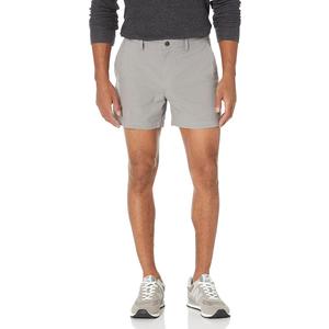 Amazon Essentials Men's Slim-Fit 5" Lightweight Comfort Stretch Oxford Shorts (Previously Goodthreads) (34, Grey)