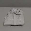 Van Heusen Men's Regular Fit Pinpoint Stripe Dress Shirt  (18" Neck 36"-37" Sleeve, Iced Grey)