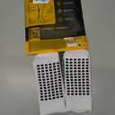 Lux Dual Grip Socks - Soccer Grip Socks for Men and Women. GripArray Performance & Comfort (Large, White)