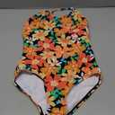 Kanu Surf Girls' Hurricane Beach Sport UPF 50 One Piece Swimsuit (10, Annie Black)