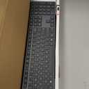 Lenovo 700 Modern Wireless Keyboard & Mouse Combo, 2.4 GHz Dongle & Dual Bluetooth Connection, AES-128 Encryption, 36 Month Battery Life, Quiet Mouse, Luna Grey