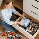 BBTO 20 Sheet Western Scented Drawer Liners for Dressers 15.8" x 22" Aztec Fragrant Cabinet Drawer Liners Non Adhesive Western Paper Mats for Bedroom Home Closet Shelf