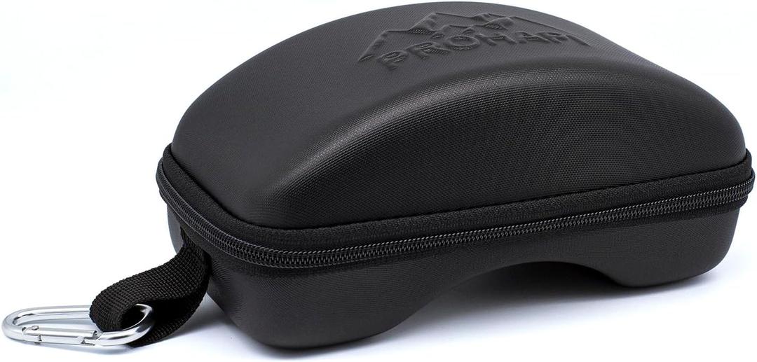 Snow Goggles Case, Semi Hard EVA Ski Goggles Case with Aluminum Bag Strap & High-Performance Proof Zipper - Compact & Lightweight Travel Carrying Snowboard Goggles Bag Snow Goggles Case, Semi Hard EVA Ski Goggles Case with Aluminum Bag Strap & High-Performance Proof Zipper - Compact & Lightweight Travel Carrying Snowboard Goggles Bag