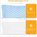 Love Attitude Shredded Memory Foam Pillows King Size Set of 2, Cooling Pillow Firm and Soft Adjustable for Side Back Stomach Sleepers