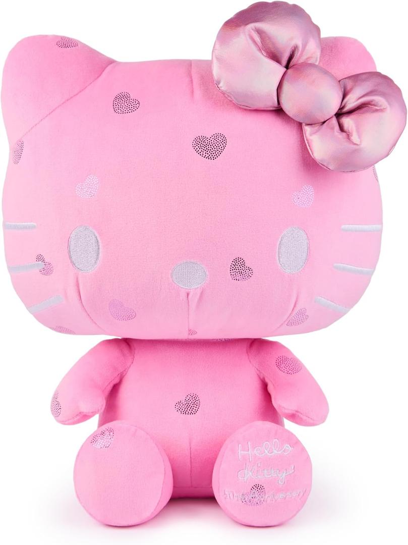GUND Sanrio Hello Kitty 50th Anniversary Plush, Special Edition Stuffed Animal for Ages 1 and Up, Pink, 12