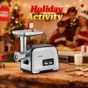 ALTRA LIFE Meat Grinder, Sausage Stuffer, [2800W Max] Electric Meat Mincer with Stainless Steel Blades & 3 Grinding Plates,Sausage Maker & Kubbe Kit for Home Kitchen & Commercial Using
