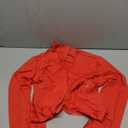 Adogirl Women Workout Sets 2 Piece Outfits Long Sleeve Zip Sweatshirt Jacket Gym Leggings Biker Shorts Set Tracksuit.XL